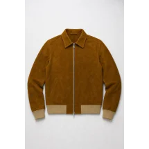 Blouson Nubuck marron moyen A2 John — packshot ensemble