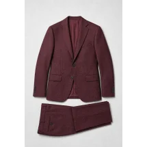 Costume mariage bordeaux champêtre — packshot ensemble