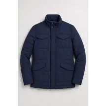 Parka matelassée bleu marine — packshot ensemble