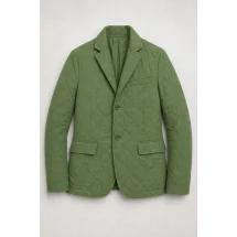 Veste matelassée verte — packshot ensemble