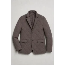 Veste matelassée marron — packshot ensemble