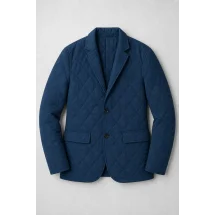 Veste matelassée bleu — packshot ensemble