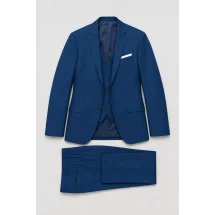 Costume mariage bleu intense — packshot ensemble