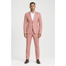 Costume mariage corail - élégance et originalité pour votre grand jour. — porté face — sur mesure — Costume Privé Paris