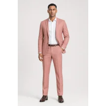 Costume mariage corail - élégance et originalité pour votre grand jour. — porté décontracté veste ouverte