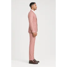 Costume mariage corail - élégance et originalité pour votre grand jour. — vue profil porté