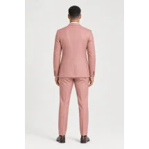 Costume mariage corail - élégance et originalité pour votre grand jour. — vue de dos porté