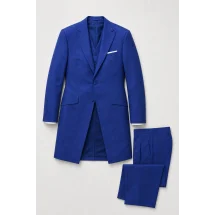 Redingote bleu roi — packshot ensemble