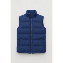 Doudoune Flanelle bleu — packshot ensemble