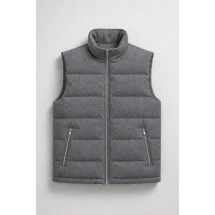 Doudoune Flanelle grise — packshot ensemble