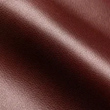 Chaussures double boucle bordeaux patiné — détail matière macro