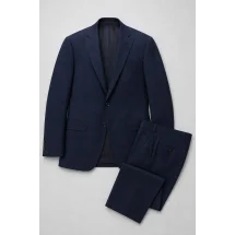 Costume Bleu double carreaux bleu — packshot ensemble