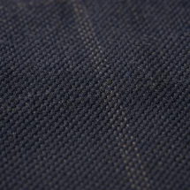 Costume bleu prince de galles marron — détail macro tissu