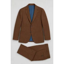 Veste marron orange sport — packshot ensemble