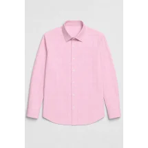Chemise à carreaux rose et bleu — packshot ensemble