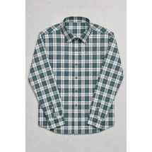 Chemise carreaux vert — packshot ensemble