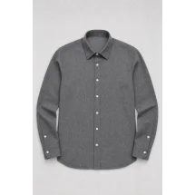 Chemise Coton Cachemire Gris — packshot ensemble