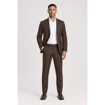 blazer marron sport — porté décontracté veste ouverte