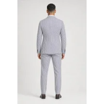 blazer seersucker — vue de dos porté