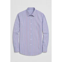Chemise Larges Rayures Bleu Rouge — packshot ensemble