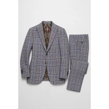 Blazer Bleu prince de Galles — packshot ensemble