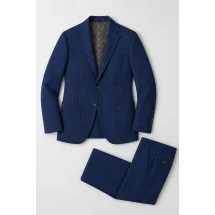 Blazer Bleu roi Tweed Eté — packshot ensemble