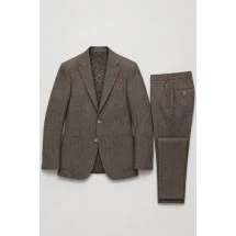 Blazer brun tweed été — packshot ensemble