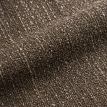 Blazer brun tweed été — détail macro tissu