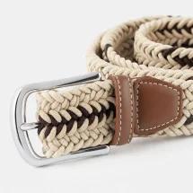 Ceinture Tressée tricolore beige — vue alternative finition
