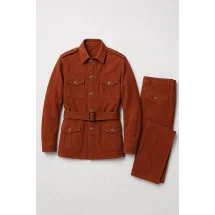 Veste Safari Nubuck orange Clark — packshot ensemble