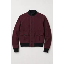 Blouson Nubuck bordeaux A1 Cary — packshot ensemble