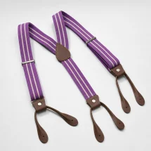 Bretelles violettes rayures — vue alternative finition