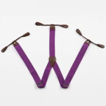 Bretelles violettes — packshot — Costume Privé Paris