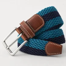 Ceinture Tressée bleu turquoise — vue alternative finition