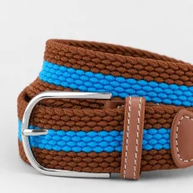 Ceinture Tressée bleu marron — vue alternative finition