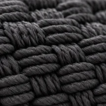 Ceinture Tressée gris bleu — détail matière macro