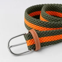 Ceinture Tressée orange vert — vue alternative finition