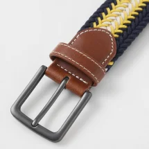 Ceinture Tressée tricolore jaune — vue alternative finition