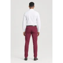 Pantalon chino rose — vue de dos porté