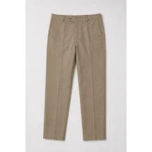 Pantalon chino beige foncé taupe — packshot ensemble