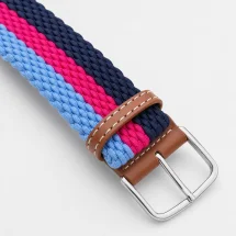 Ceinture Tressée rose bleu — vue alternative finition