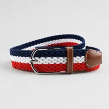 Ceinture Tressée tricolore — packshot — Costume Privé Paris