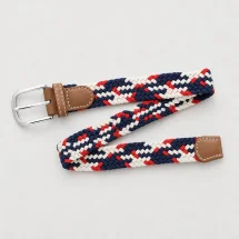 Ceinture Tressée Bleu Blanc Rouge — packshot — Costume Privé Paris