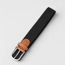 Ceinture Tressée Noir — packshot — Costume Privé Paris