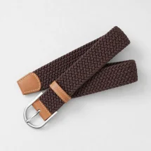 Ceinture Tressée Marron — packshot — Costume Privé Paris