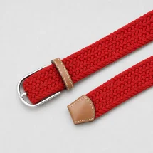Ceinture Tressée Rouge — packshot — Costume Privé Paris