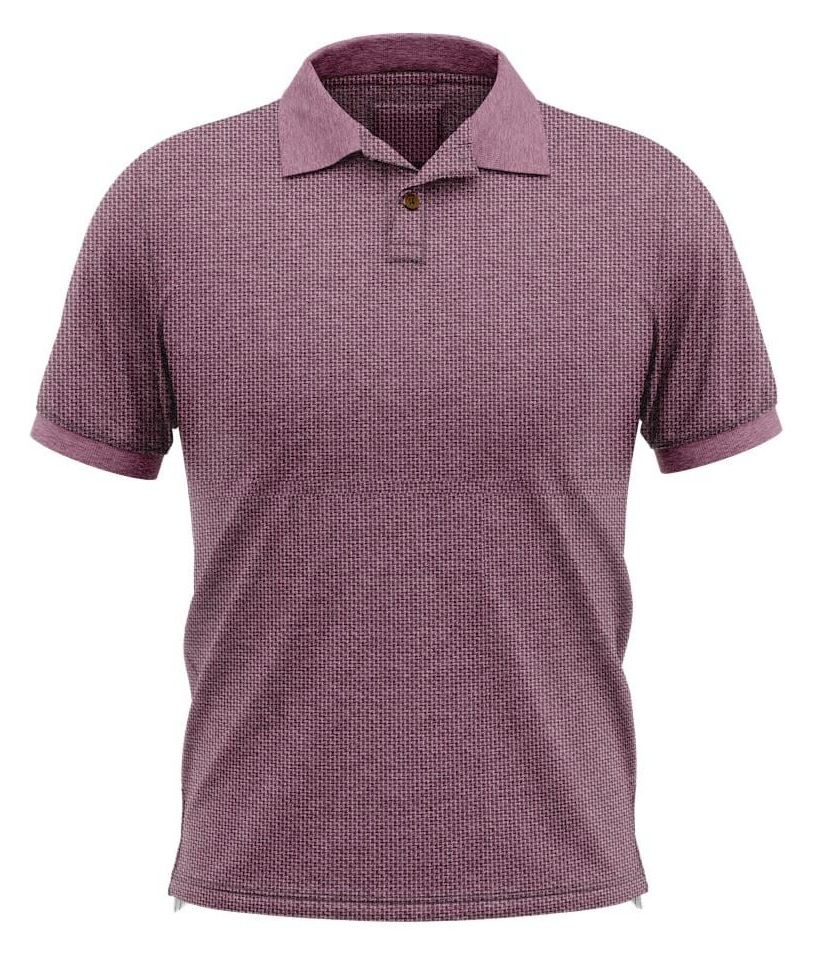 Polo coton piqué manche courte rose