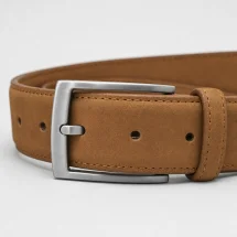 Ceinture en Nubuck camel — vue alternative finition