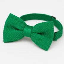 Noeud Papillon Tricot vert intense — vue alternative finition