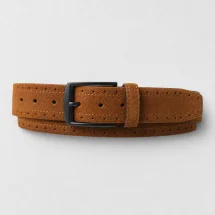 Ceinture en Daim Havane — packshot — Costume Privé Paris